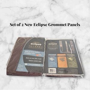 2 Eclipse Supreme Dark Brown Grommet Panels